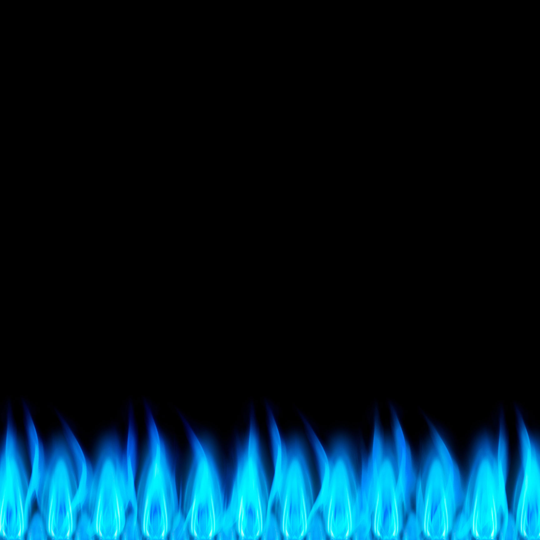 Propane blue flames image