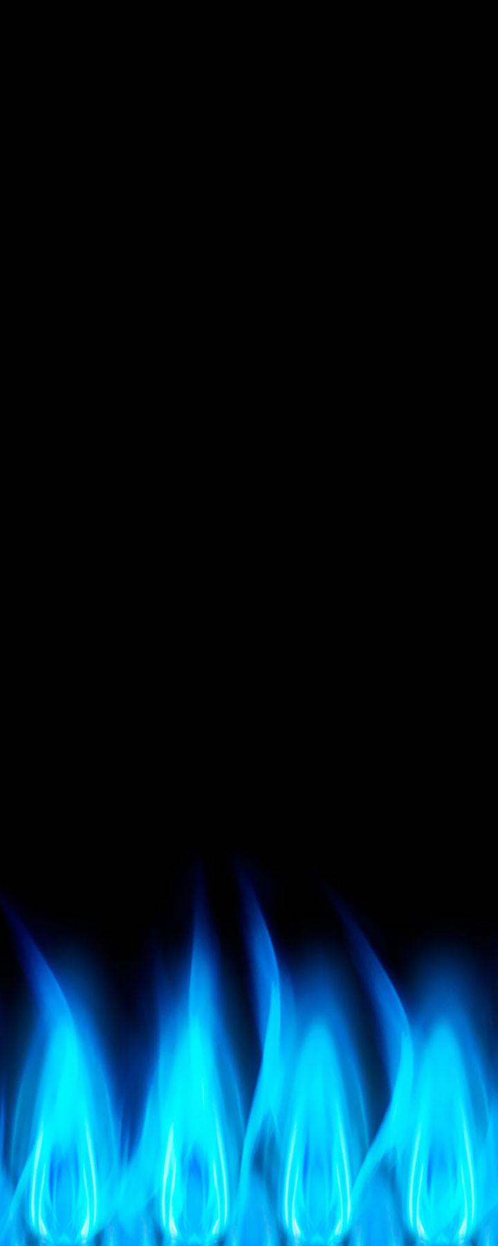 Propane blue flames image