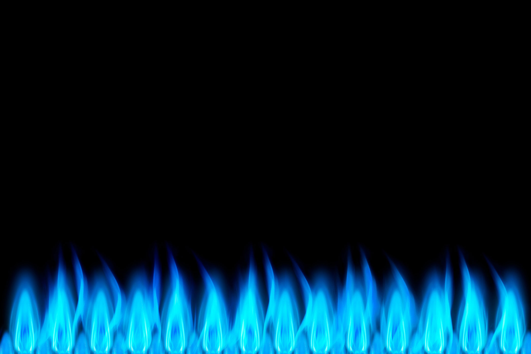 Propane blue flames image