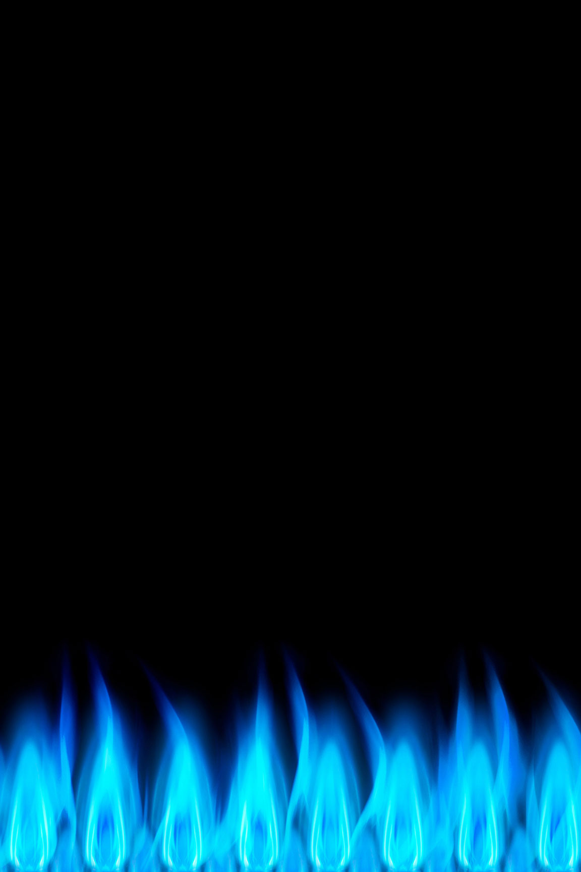 Propane blue flames image