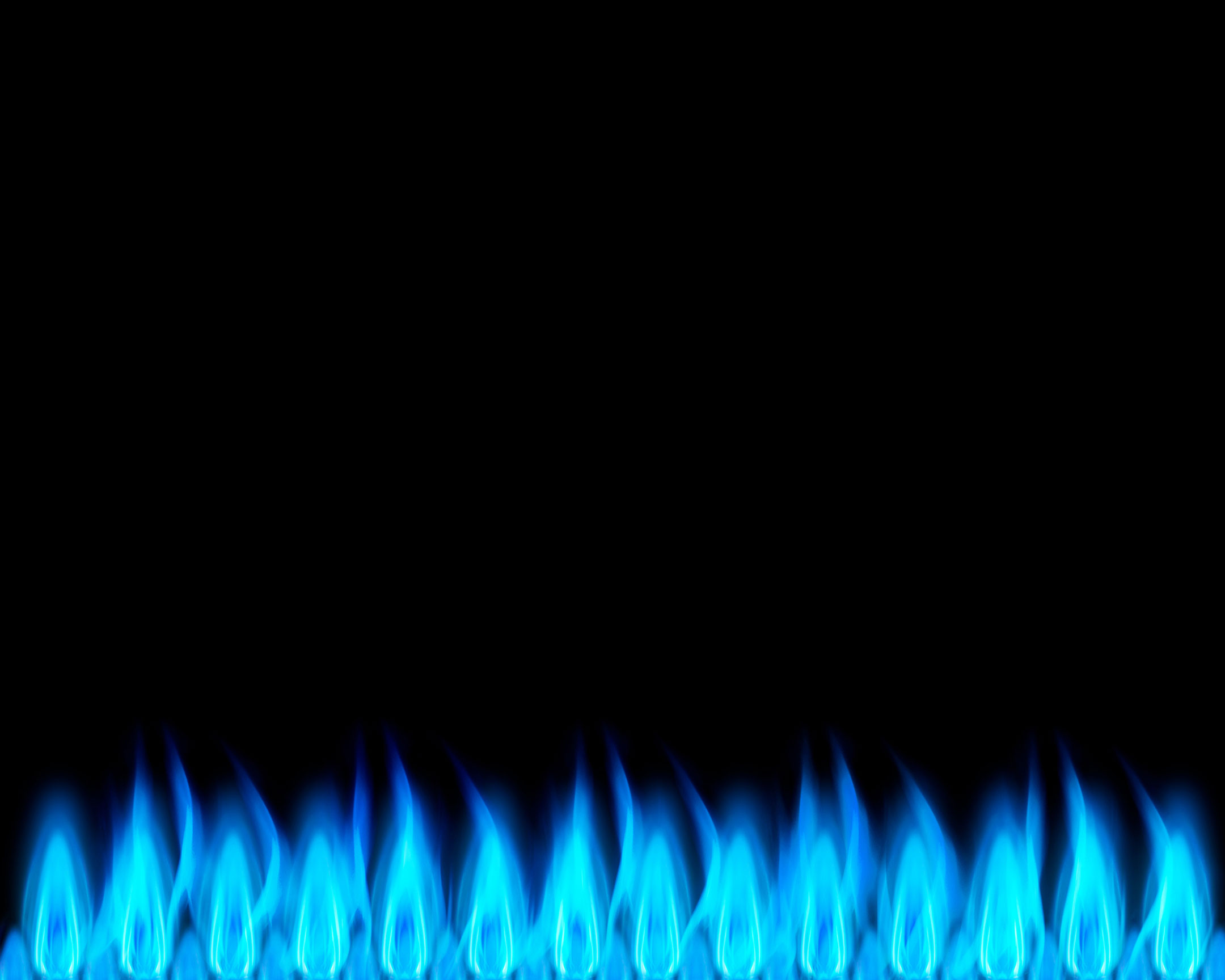 Propane blue flames image